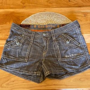 Rock Revival Plaid Short